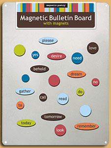 Magnetic Poetry - Bulletin Board